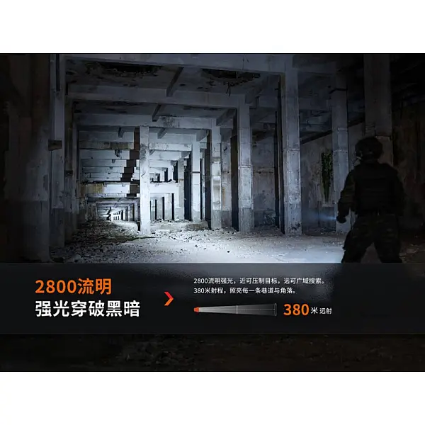 Fenix PD36R PRO RED 高性能充電戰術小直手電筒(紅迷彩特別版)-0