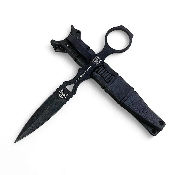 Benchmade SOCP DAGGER 黑刃黑鞘