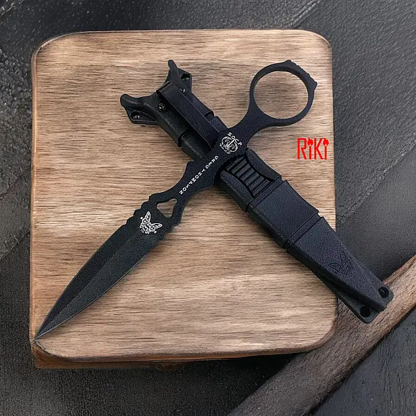 Benchmade SOCP DAGGER 黑刃黑鞘-0