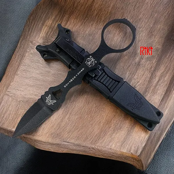 Benchmade Mini SOCP 黑刃黑鞘-0
