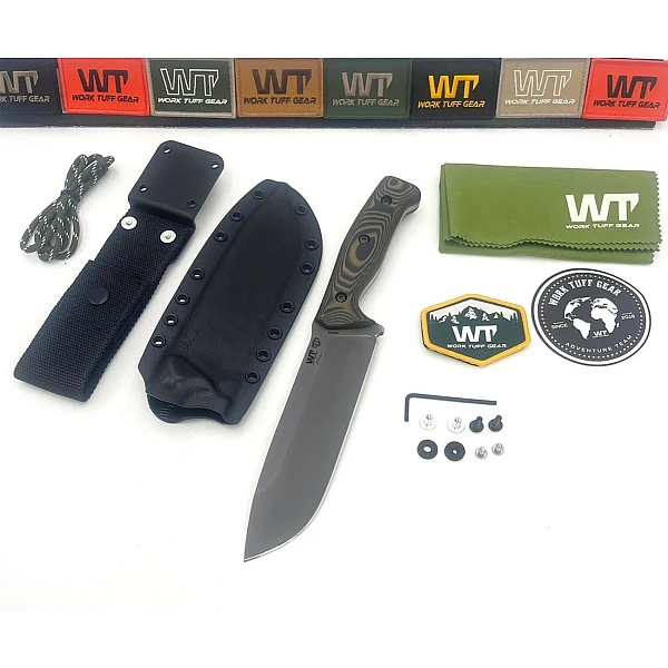 WTG Wolverine 金鋼狼 SK85鋼/黑水洗/黑棕柄 <不二價>-0