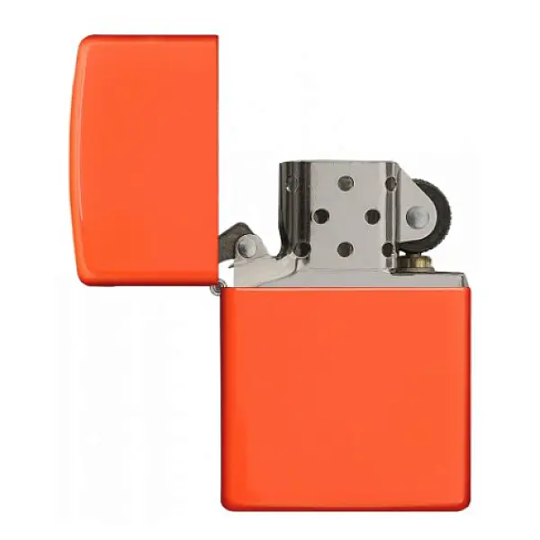 Zippo Neon Orange 橘霓虹螢光漆打火機 <不二價>-0