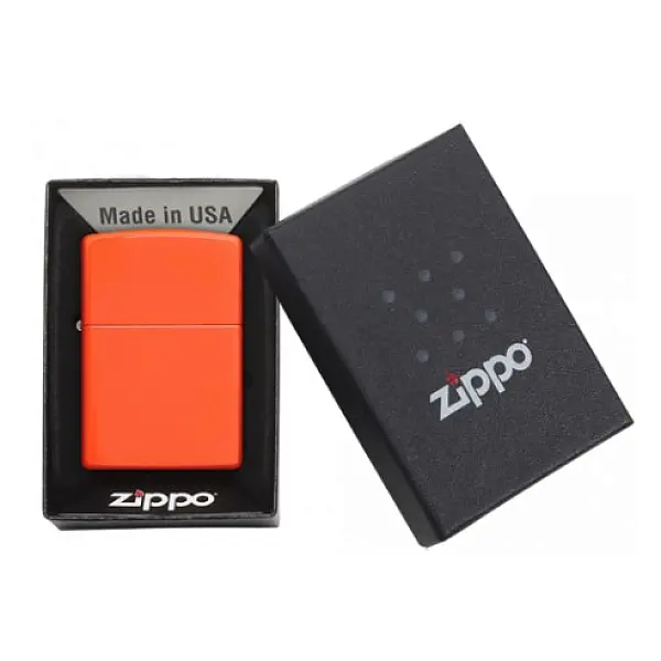 Zippo Neon Orange 橘霓虹螢光漆打火機 <不二價>-0