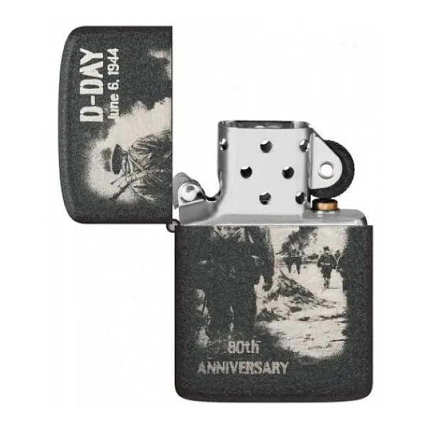 Zippo D-Day 八十週年限量打火機-贈小油 <不二價>-0