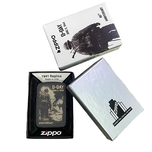 Zippo D-Day 八十週年限量打火機-贈小油 <不二價>-0