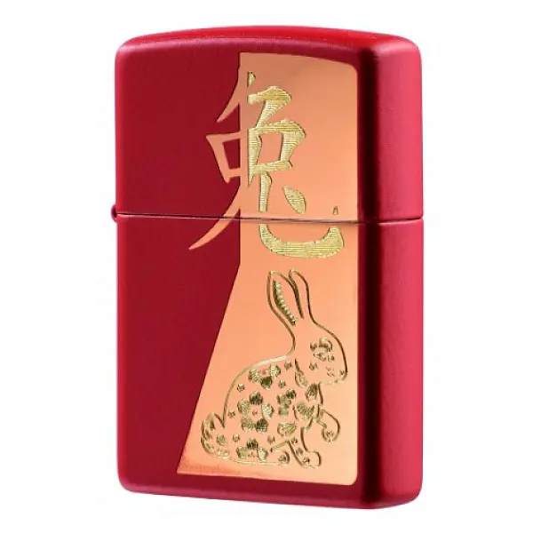 Zippo 兔年生肖打火機-贈小油 <不二價>-0