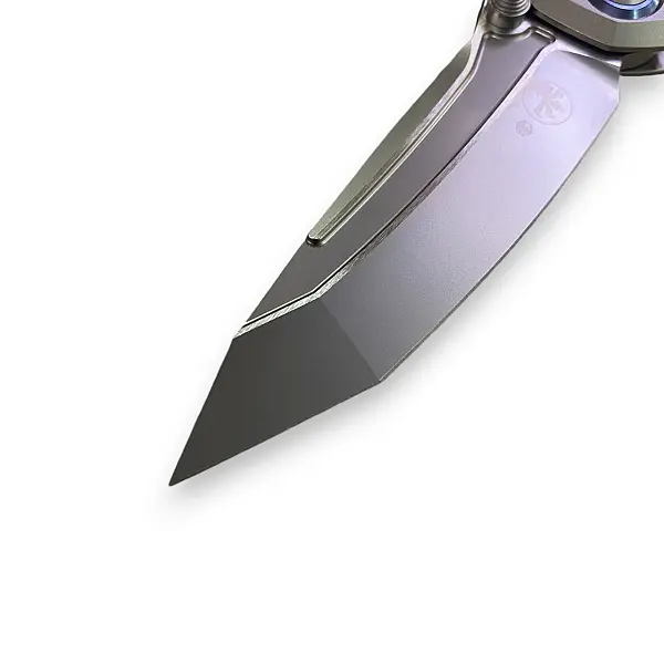 Microtech BRAVO MINI M390鋼/鈦合金鑲碳纖柄/Tanto刃折刀 <單一特價>-0