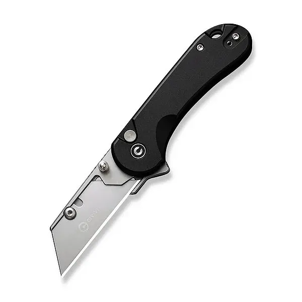 Civivi Elementum Utility 黑鋁柄按鈕鎖美工刀-0