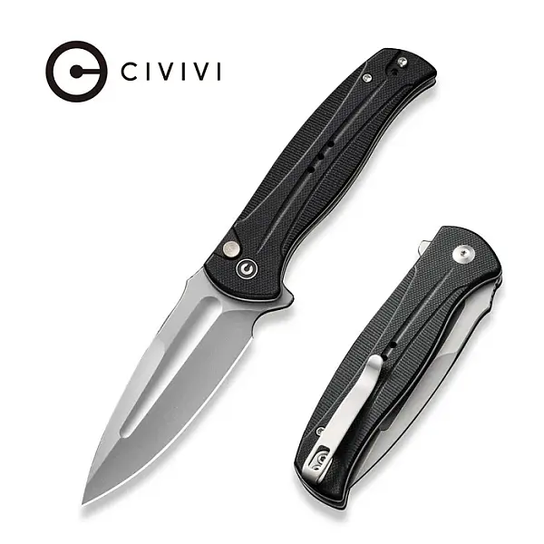 Civivi Incindie 黑G10柄/按鈕鎖折刀