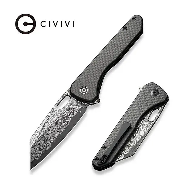 Civivi Nugz 碳纖維+G10柄/大馬鋼折刀
