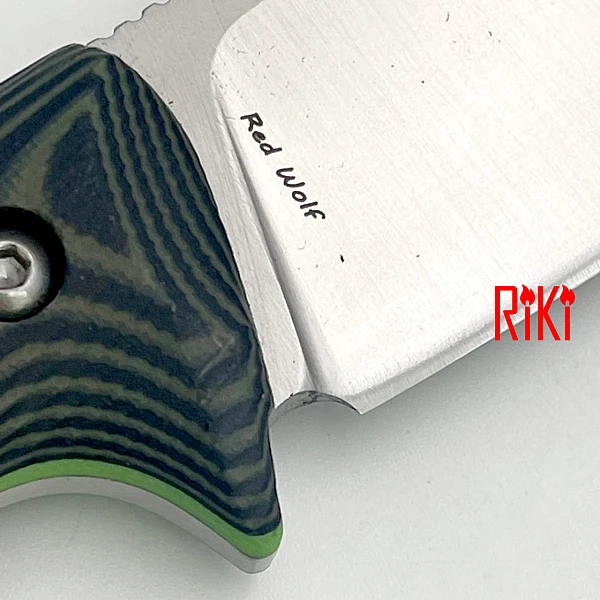 WTG RedWolf 紅狼 多功能小獵刀 N690鋼/黑綠G10柄綠襯<不二價>-0