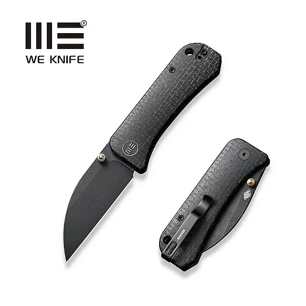 WEKNIFE Banter 黑麻電木柄/S35VN鋼/黑石洗刃折刀
