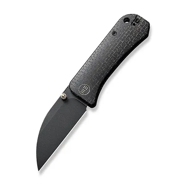 WEKNIFE Banter 黑麻電木柄/S35VN鋼/黑石洗刃折刀-0