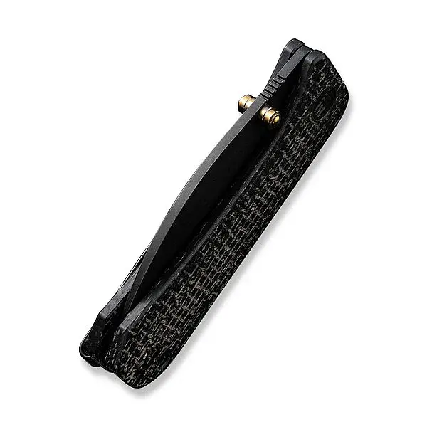 WEKNIFE Banter 黑麻電木柄/S35VN鋼/黑石洗刃折刀-0