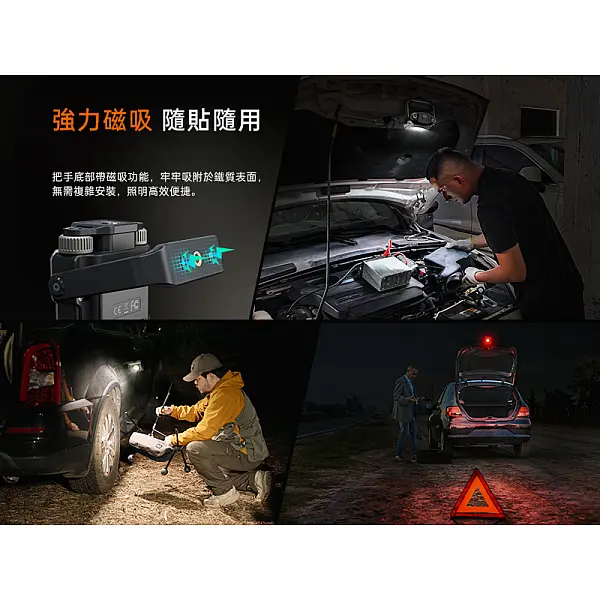 Fenix CL27R 聚泛光多功能戶外燈 1600流明/Type-C直充-冰川藍-0