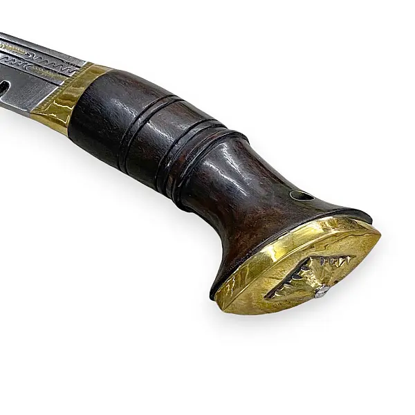BUDHUNE KUKRI 經典廓爾克彎刀 5160鋼/半拋光/紫檀木柄-0