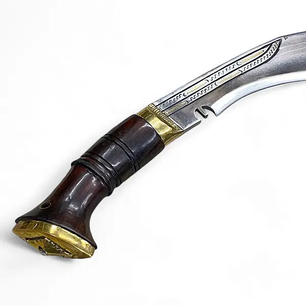 BUDHUNE KUKRI 經典廓爾克彎刀 5160鋼/半拋光/紫檀木柄-0
