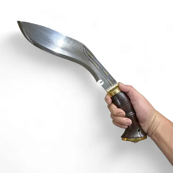 BUDHUNE KUKRI 經典廓爾克彎刀 5160鋼/半拋光/紫檀木柄-0