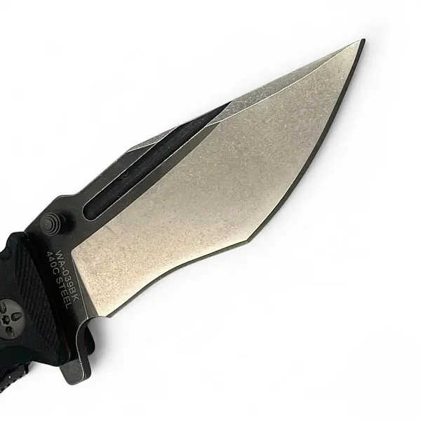 Witharmour TORPEDO 黑G10柄石洗刃折刀-0