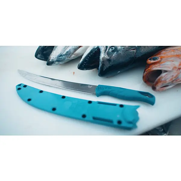 Benchmade Fishcrafter 9吋海藍柄魚刀/MagnaCut鋼-0