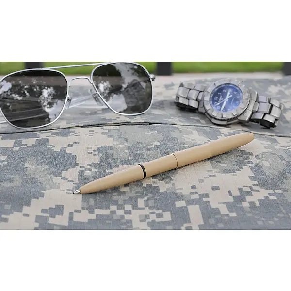 Fisher military 沙色太空筆-吊卡裝 <單一特價>-0