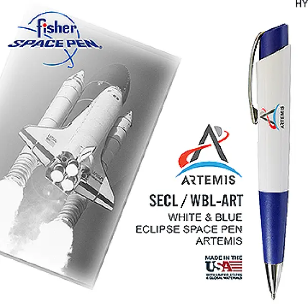 Fisher ARTEMIS徽章系列 Eclipse太空筆-吊卡裝