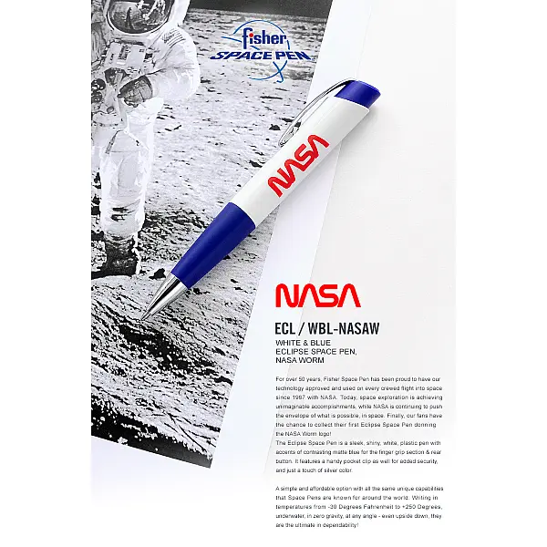 Fisher NASA WORM系列 Eclipse太空筆-吊卡裝 <單一特價>-0