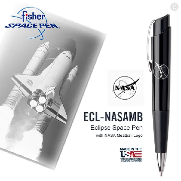 Fisher NASA徽章系列按壓式太空筆