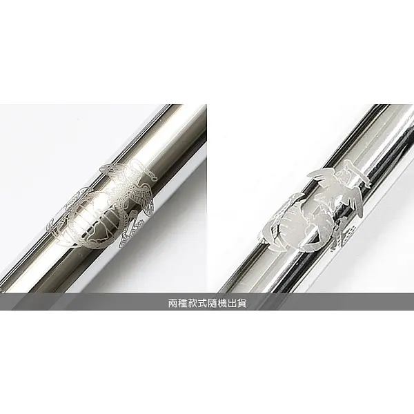 Fisher 美國海軍陸戰隊和美國國旗太空筆-銀色 <單一特價>-0