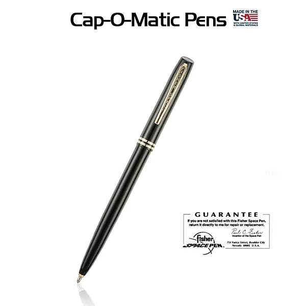 Fisher Cap-O-Matic M4系列太空筆-黑色