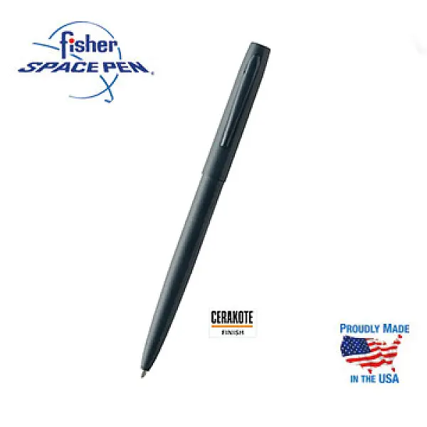 Fisher CERAKOTE® 海軍藍按壓式太空筆