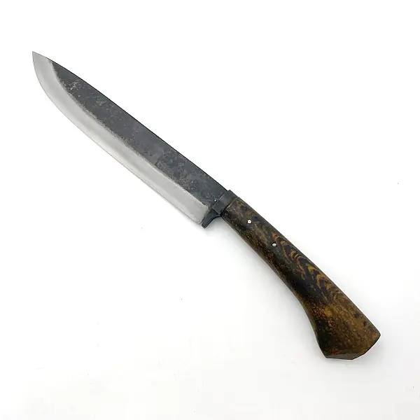 Takeshi Saji 佐治武士 手工鍛造山刀 鍛造鋼/九芎木柄-0