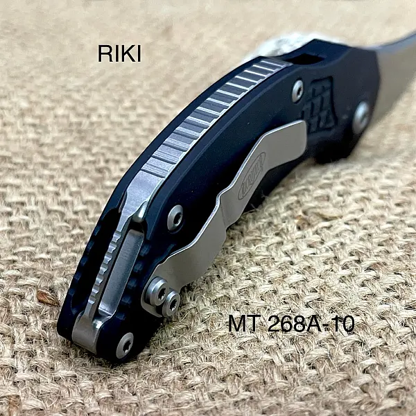 Microtech & Bastinelli 聯名版 黑鋁柄石洗側彈刀 <單一特價>-0
