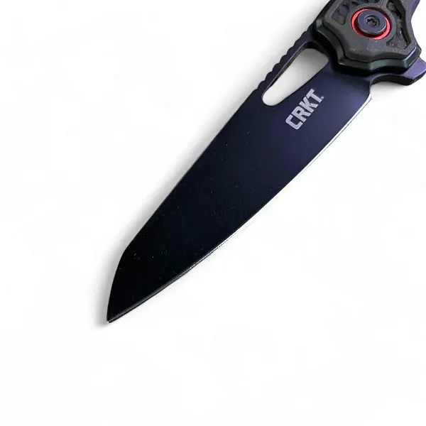 CRKT Thero 設計師聯名版 黑G10柄鑲碳纖黑刃折刀 <單一特價>-0
