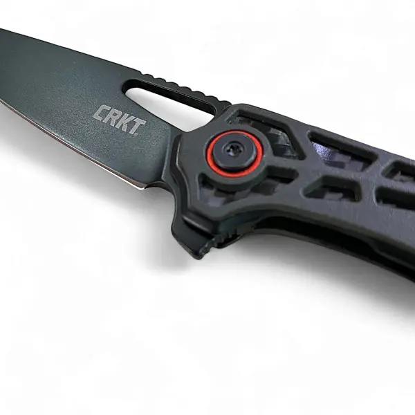 CRKT Thero 設計師聯名版 黑G10柄鑲碳纖黑刃折刀 <單一特價>-0