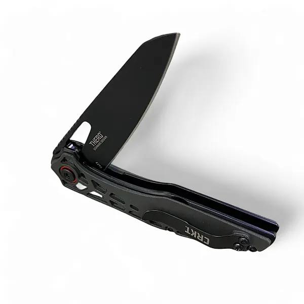 CRKT Thero 設計師聯名版 黑G10柄鑲碳纖黑刃折刀 <單一特價>-0