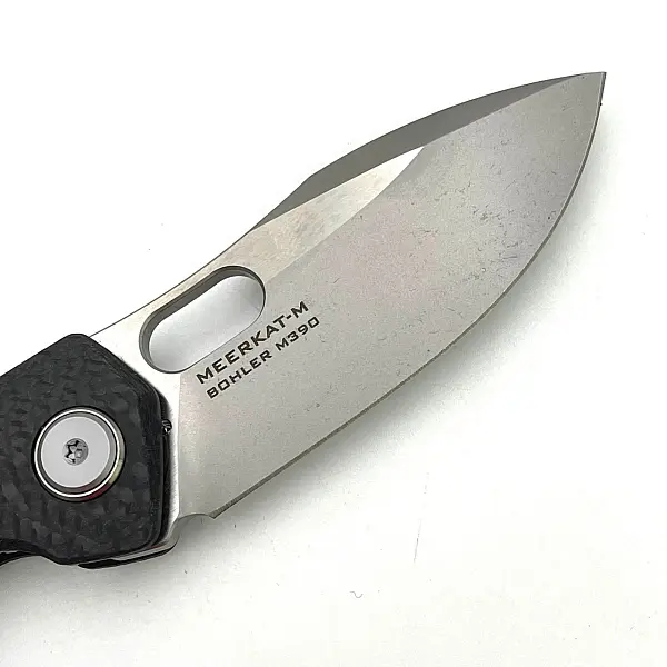 Maxace MEERKAT-M 貓鼬 碳纖柄折刀/M390鋼石洗處理-0