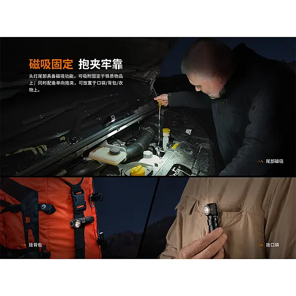 Fenix HM23 V2.0高可靠多用途輕便頭燈 300流明 AA電池-0