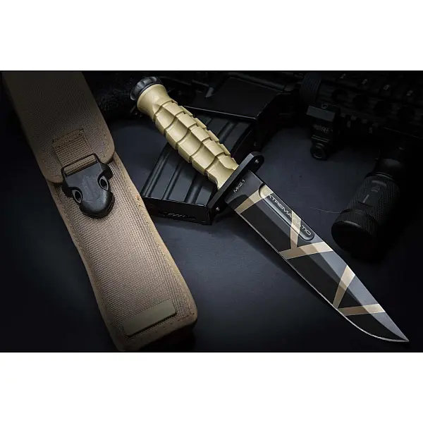 EXTREMA RATIO MK2.1虎斑DESERT WARFAR 經典改良版戰術格鬥刀-0