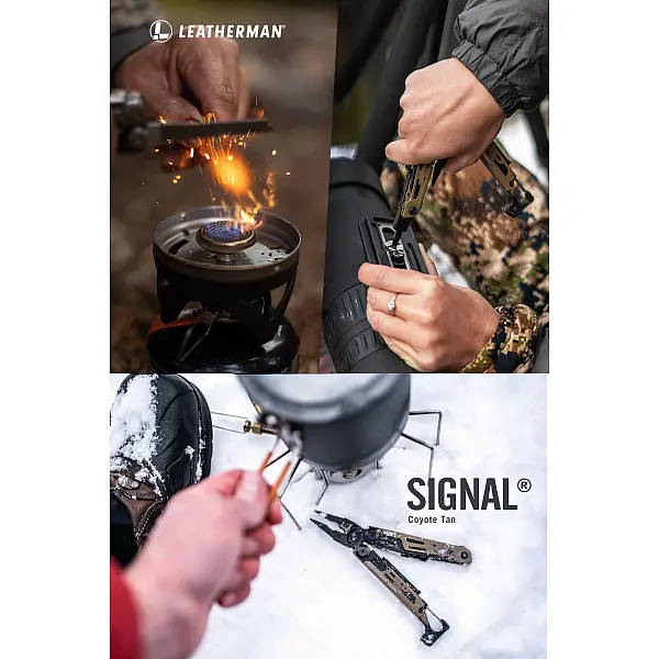 Leatherman SIGNAL 工具鉗-狼棕色/附尼龍套 <特價品>-0